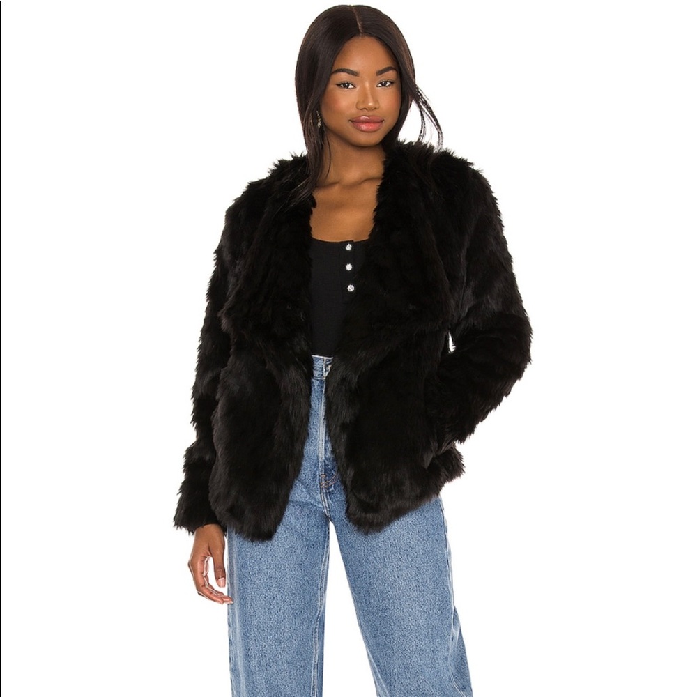 BB Dakota by Steve Madden Women's Shag Race Jacket